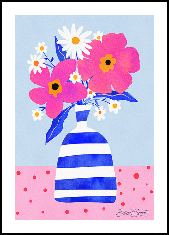 Maximalistische Blumenvase