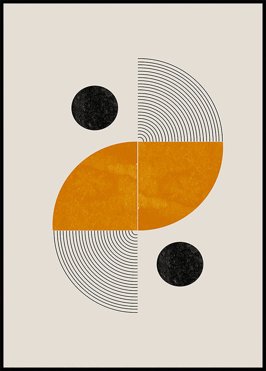 Geometrisches Harmonie-Poster