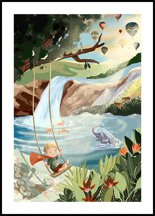 Poster „Swingset Dreams“.