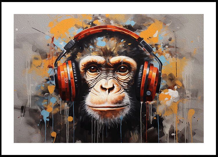 DJ Monkey Poster