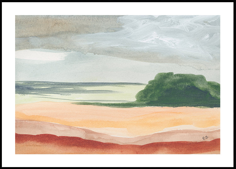 Poster „Trockenes Land 2“.