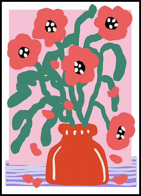 Blumenimpressionsposter