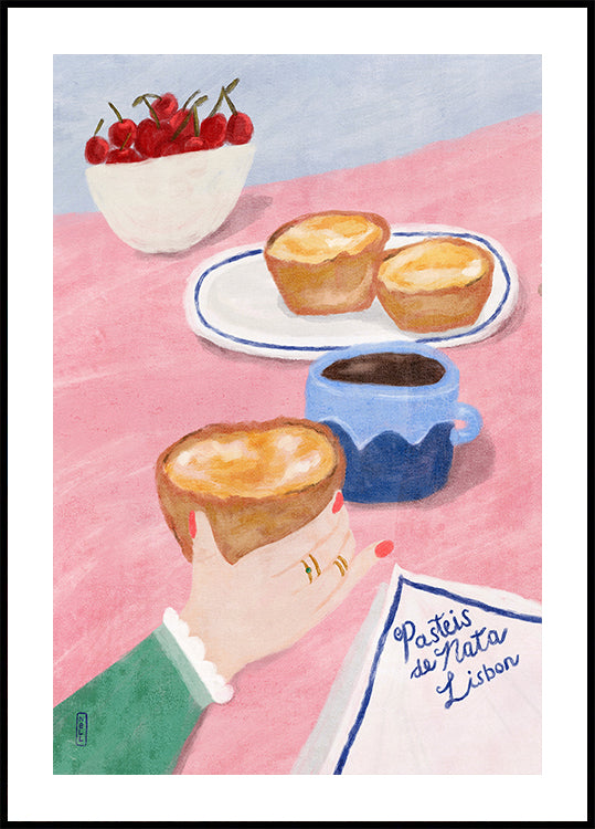With Love From Lisbon - Food and Travel Art Plakat