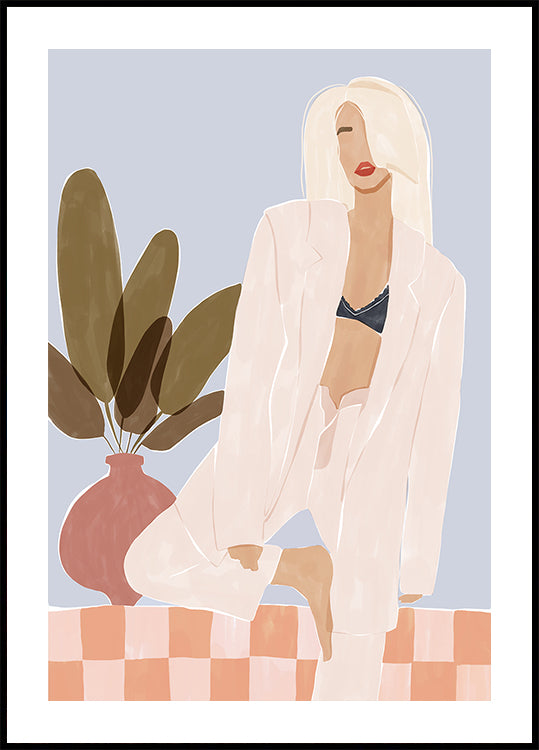 Zu faul zum Yoga-Poster