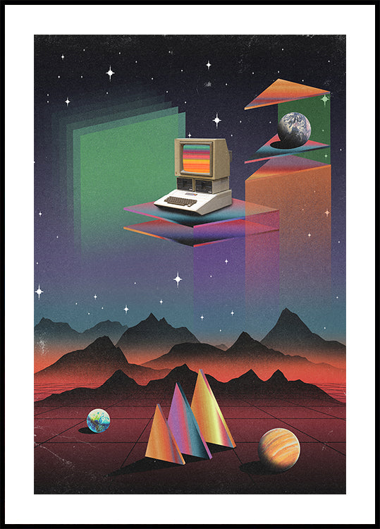 CRT-Computer aus den 80er Jahren