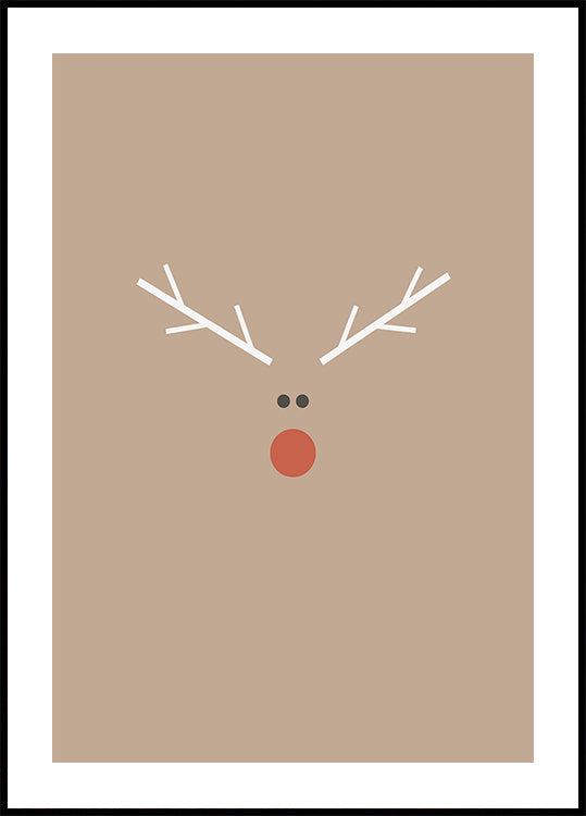Weihnachts-Rentier-Poster