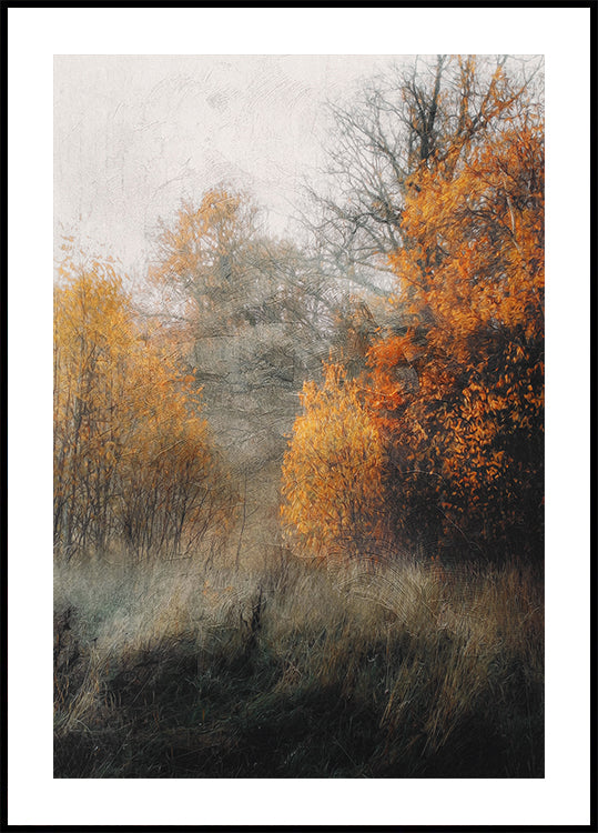 Herbstwald-Poster
