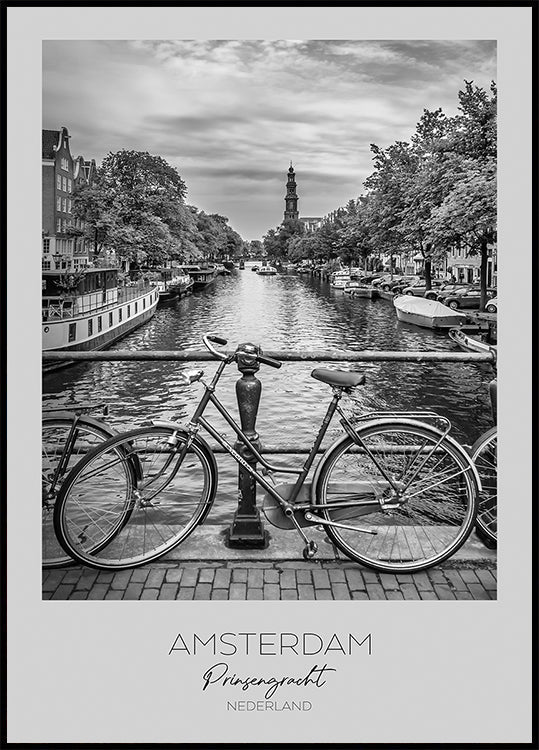 In focus: AMSTERDAM Prinsengracht Plakat - Posterbox