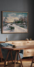 Horse And Carriage In Snow Plakat - Posterbox.dk