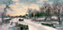 Horse And Carriage In Snow Plakat - Posterbox.dk