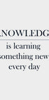 Knowledge Plakat - Posterbox.no