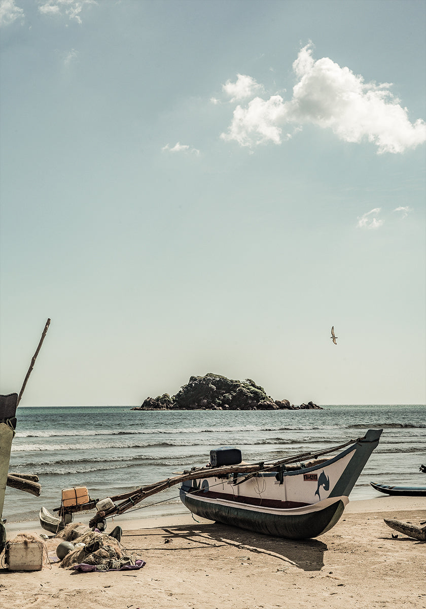Poster zur Gelassenheit am Meer
