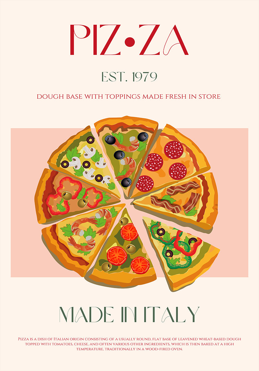 Scheiben von Italien Poster