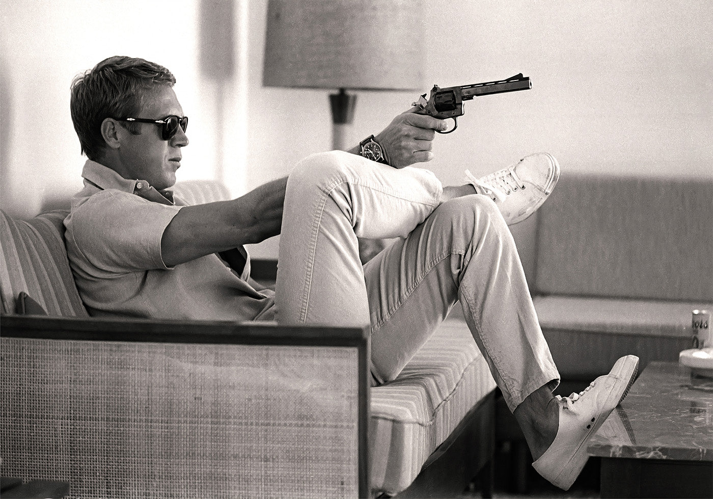 Steve McQueen Movie Scene Poster 1963 Plakat - Posterbox.dk