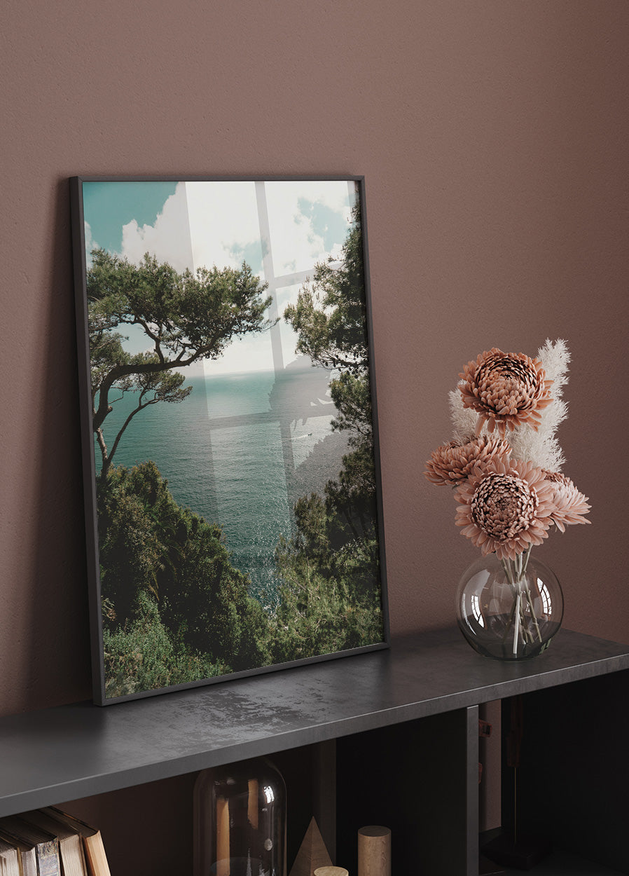 View of the Mediterranean Plakat - Posterbox.dk