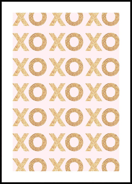 XOXO Plakat - Posterbox.dk