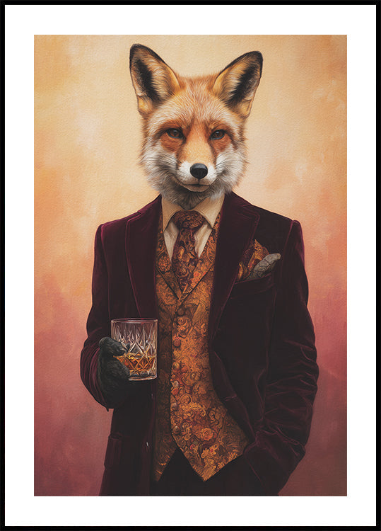 Fox In Velvet Suit (NEW) - Posterbox