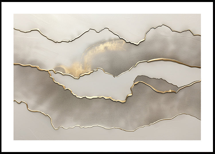 Metallic landscape nº3 Plakat - Posterbox