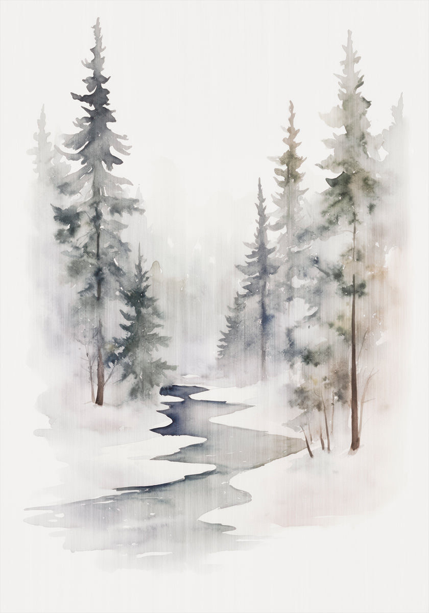 Winterly Silence Plakat - Posterbox