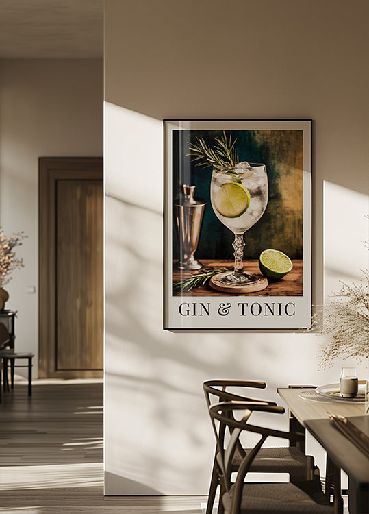 Gin & Tonic Plakat - Posterbox