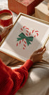 Christmas Candy Canes Plakat - Posterbox