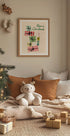 Wobbly pile of Christmas presents Plakat - Posterbox