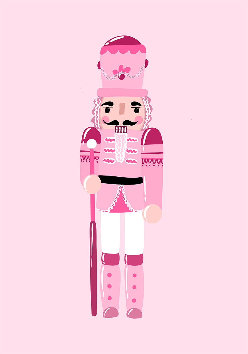 Pink Nutcracker Charm Plakat Plakat - Posterbox