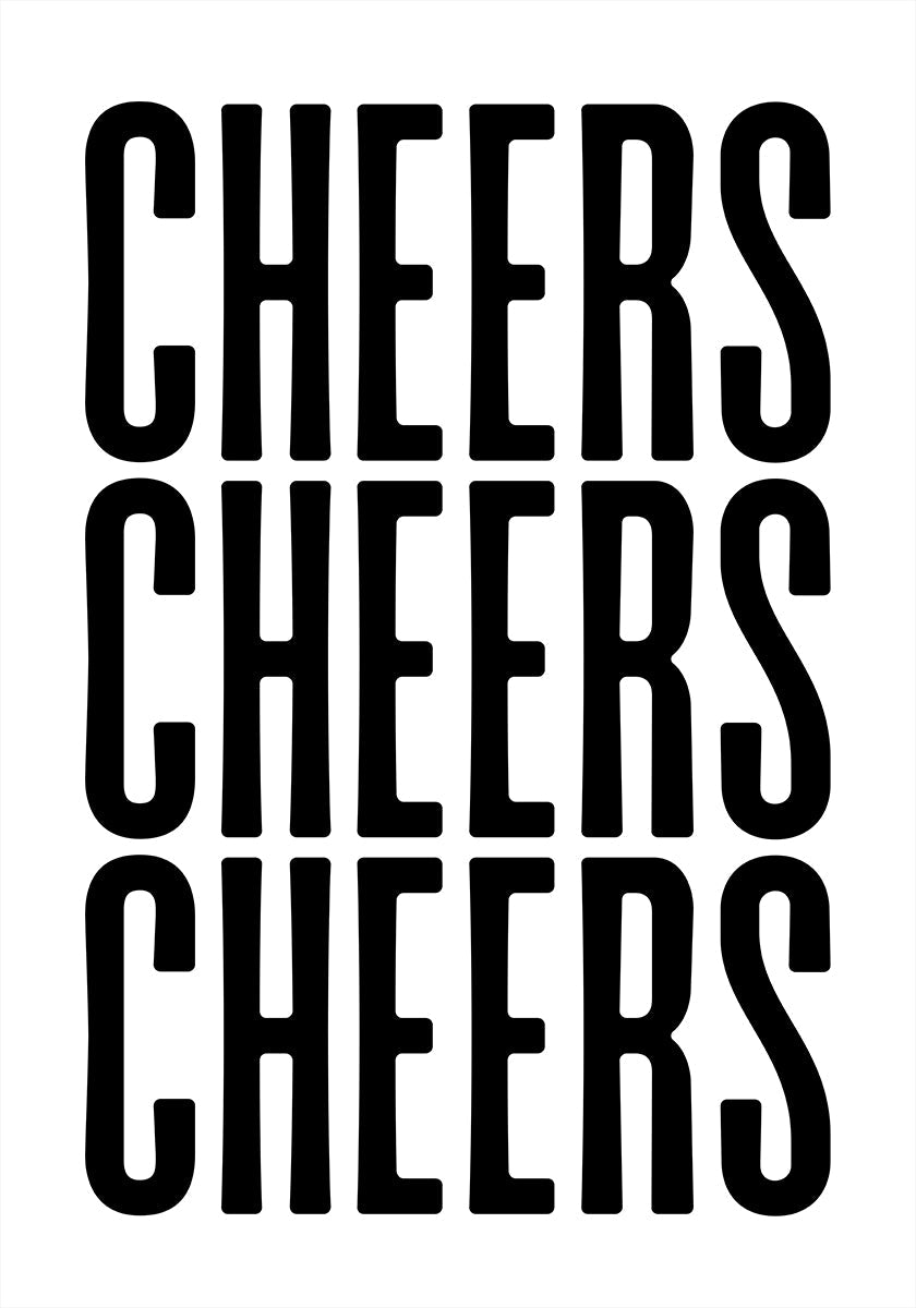 Triple Cheers Plakat - Posterbox