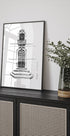 Portugal Portals City Drawing Plakat - Posterbox