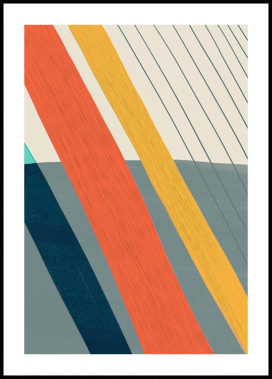 Bold Geometric Stripes (NEW) - Posterbox