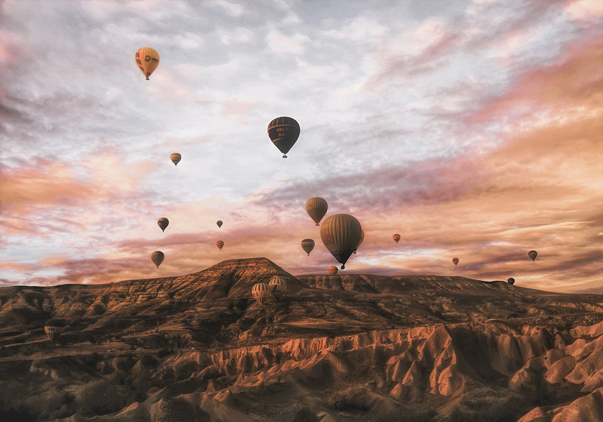 Cappodocia Hot air Balloon Plakat - Posterbox