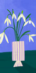 Snowdrops in Stripes Plakat - Posterbox