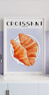 Croissant - Paris Plakat - Posterbox