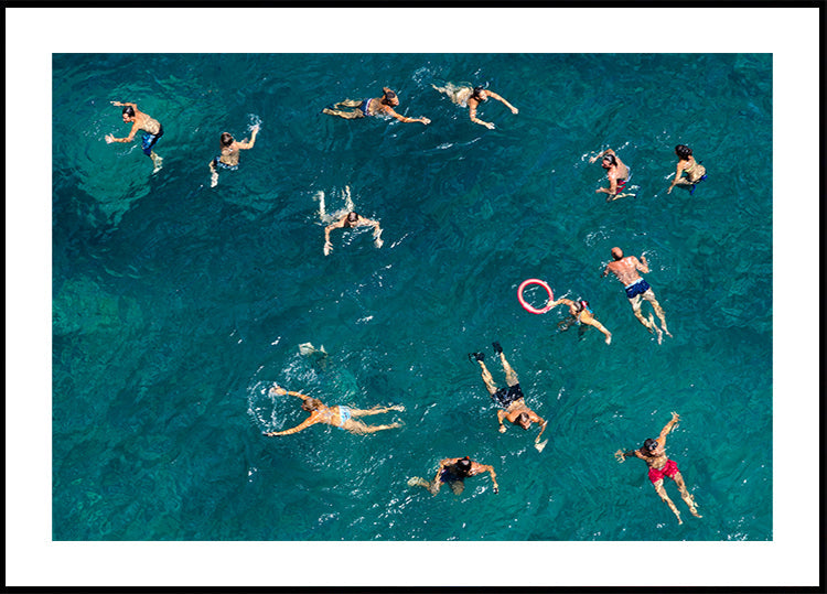 Blue water swim Plakat - Posterbox