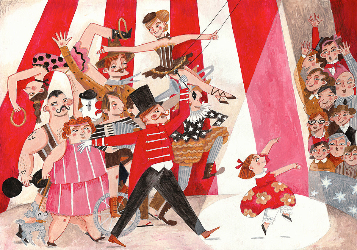 Circus in the city Plakat - Posterbox