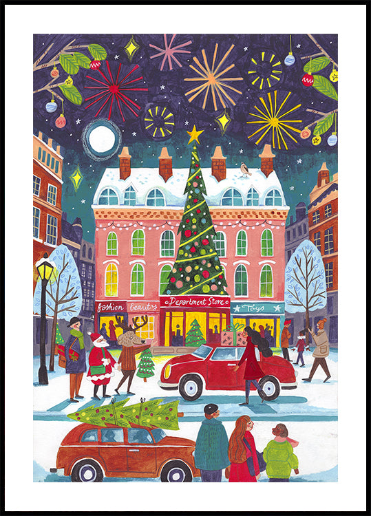 Christmas in the City Plakat - Posterbox