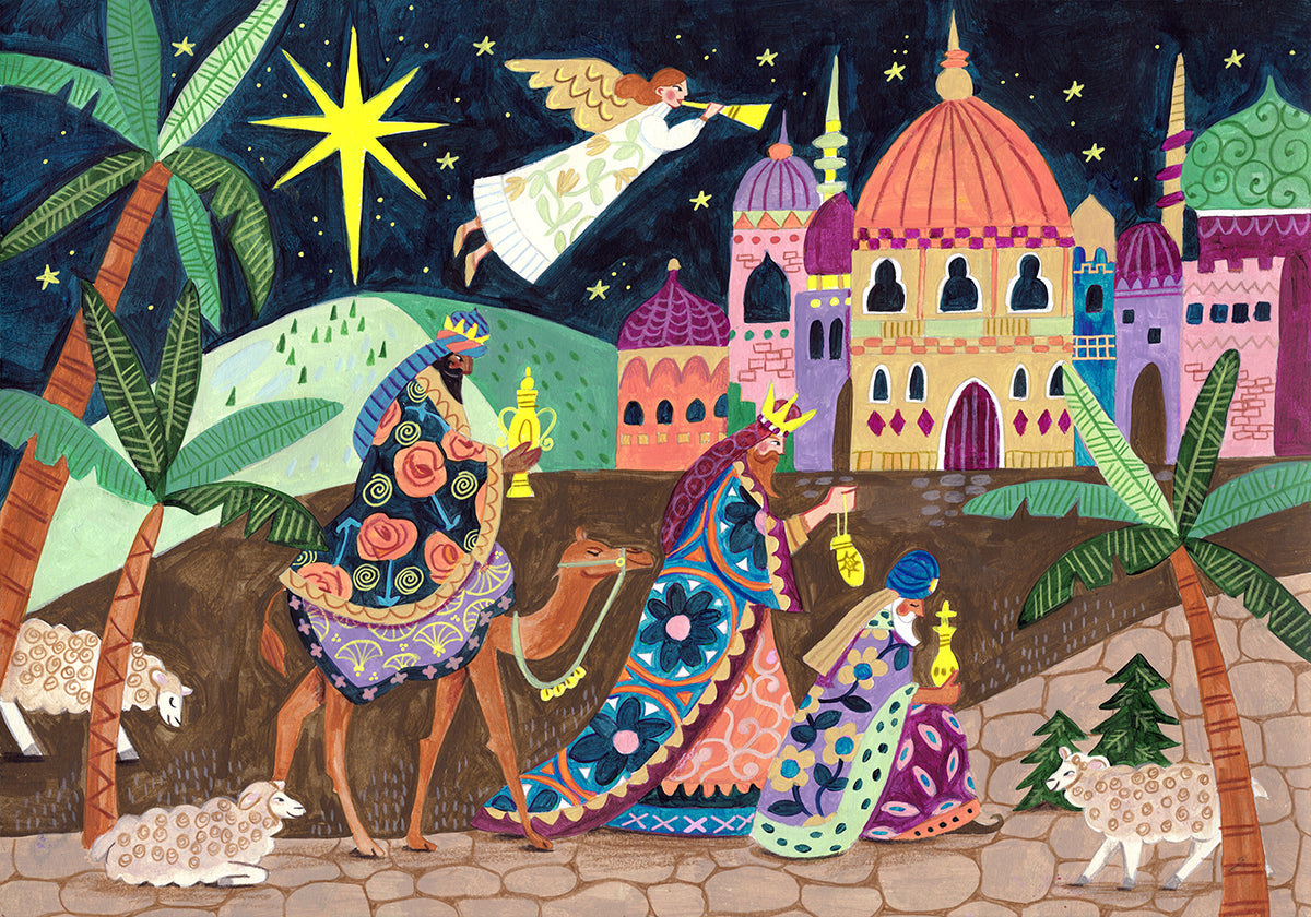 Three Wise Men and an Angel Plakat - Posterbox