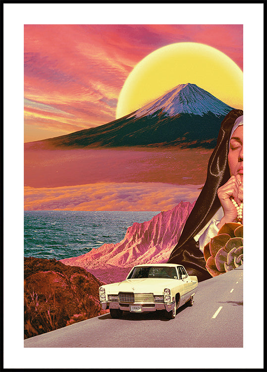 Retro Landscape Collage - Posterbox