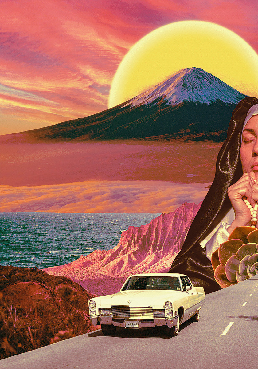 Retro Landscape Collage - Posterbox
