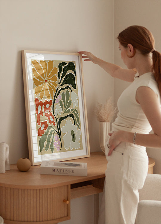 Mid Century Floral Fantasy (NEW) - Posterbox