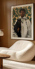 Gentleman with Cat Plakat - Posterbox