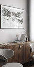 Snowy Mountain Peaks Plakat - Posterbox