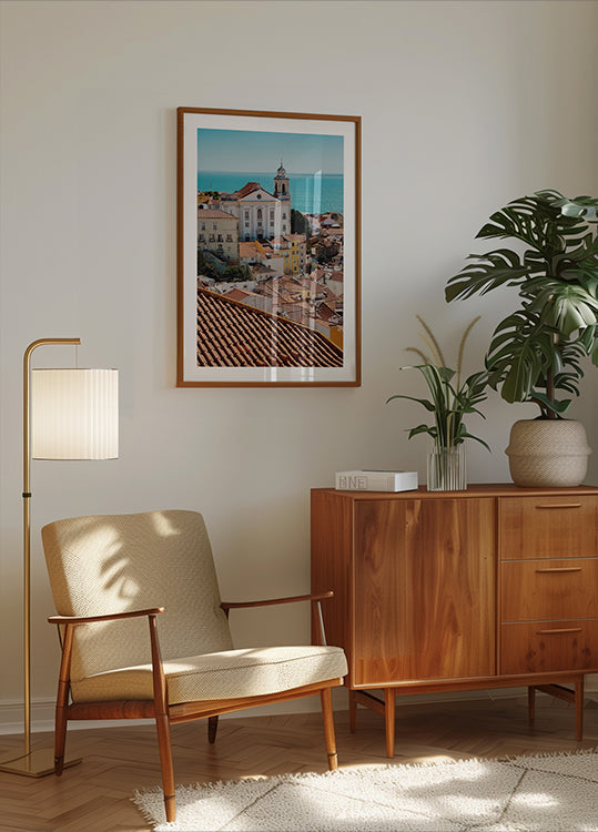 Terracotta Rooftops And Historic Architecture Plakat - Posterbox
