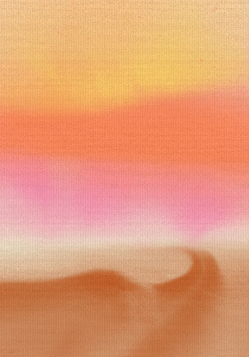 Deamy abstract landscape in pastel and neon colors (NEW) - Posterbox