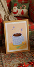 Coffee Time Retro Illustration Plakat - Posterbox