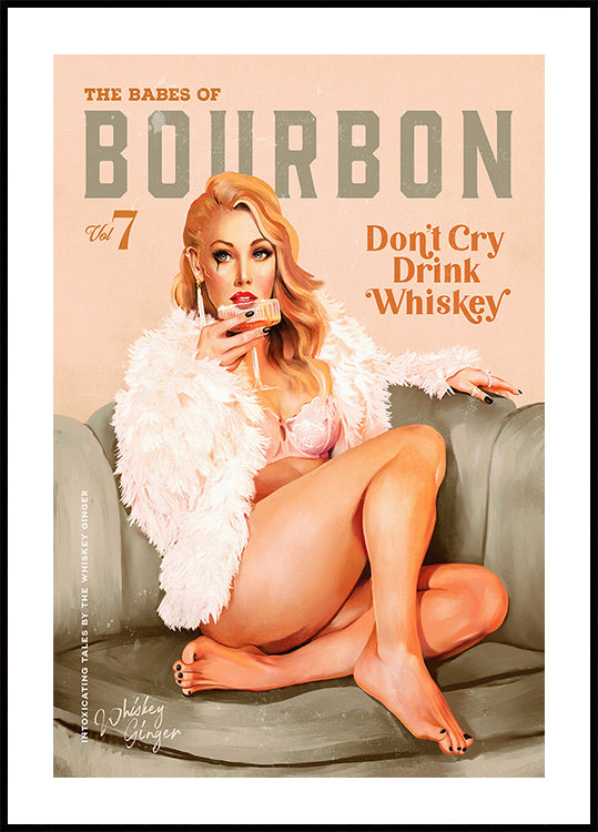 Babes of Bourbon Vol 7 Sexy Vintage Whiskey Pinup Girl (NEW) - Posterbox
