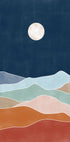 Moonlit Hill Scape  Plakat - Posterbox