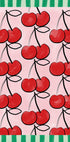 Red Cherries on a Pink Plakat - Posterbox