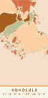 Black Maps Earth Tones 33 Plakat - Posterbox