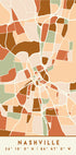 Black Maps Earth Tones 59 Plakat - Posterbox